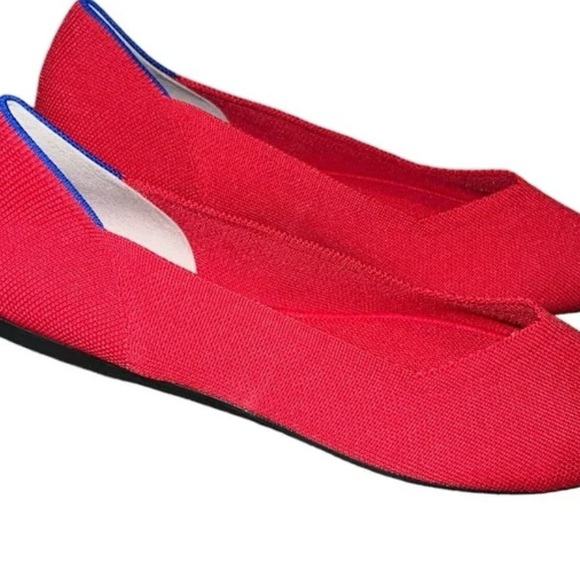 Rothy’s Scooter Bright Red Round Ballet Flats - Picture 4 of 6